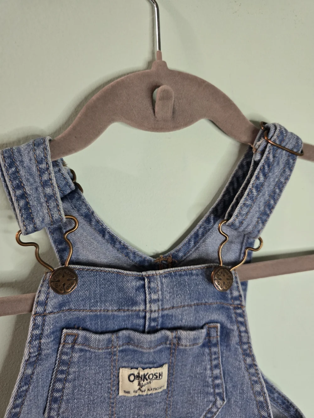 OshKosh B'gosh Light Blue Denim Kids Overalls
